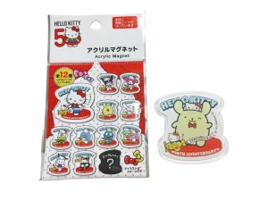 [Acrylic Magnet] Hello Kitty 50th Anniversary (Pack of 12)