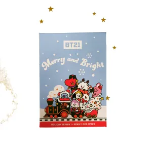 BT21 Merry and Bright Plush Keychain (Holiday Series 1): (1 Blind Box)