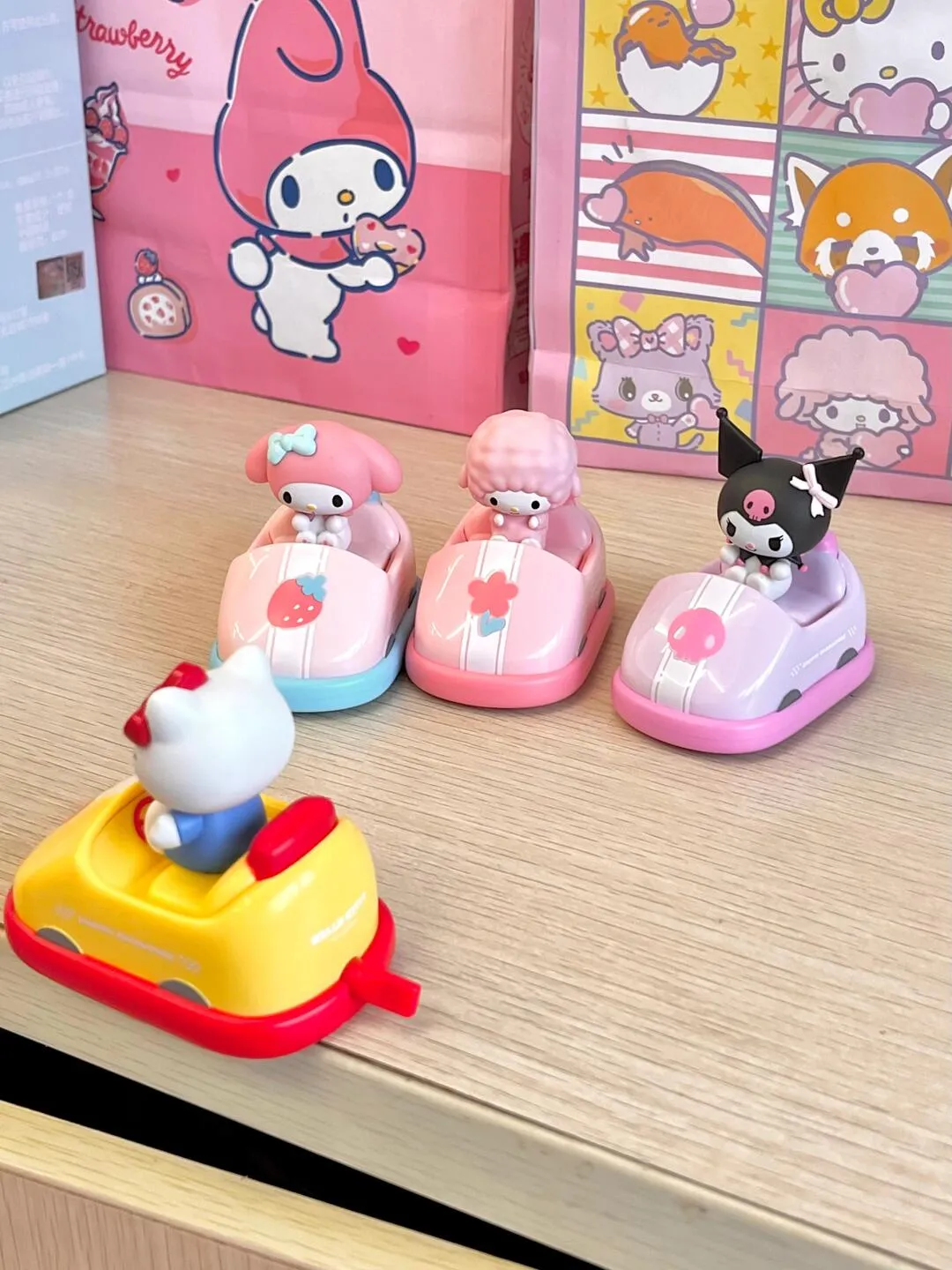 Cartoon Figure Bumper Car Blind Box