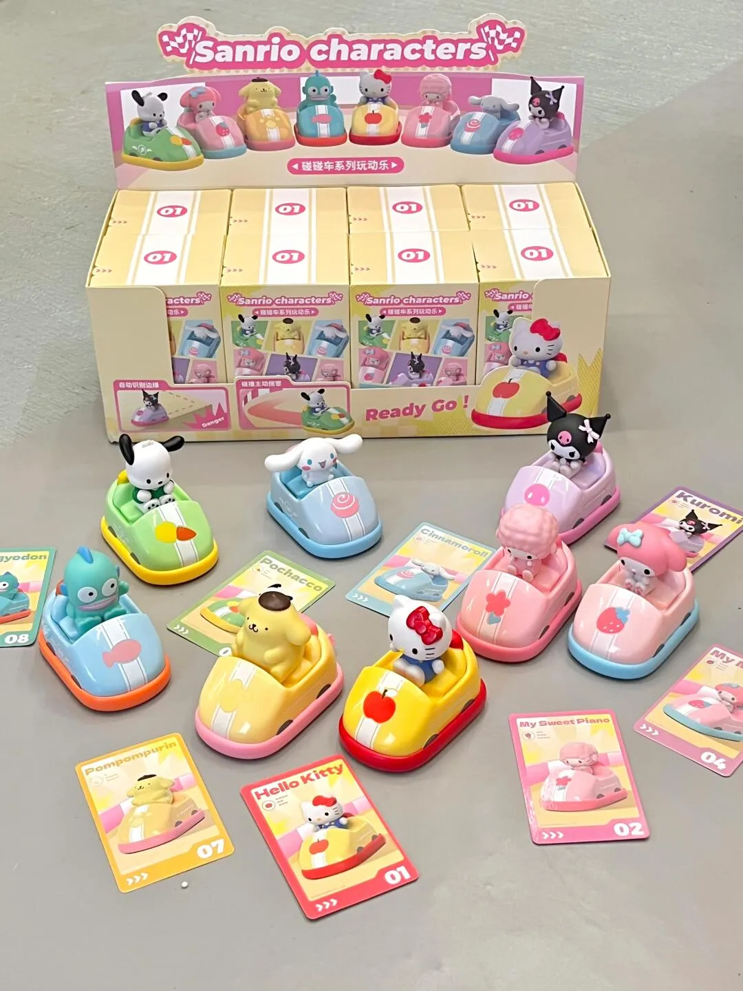 Cartoon Figure Bumper Car Blind Box