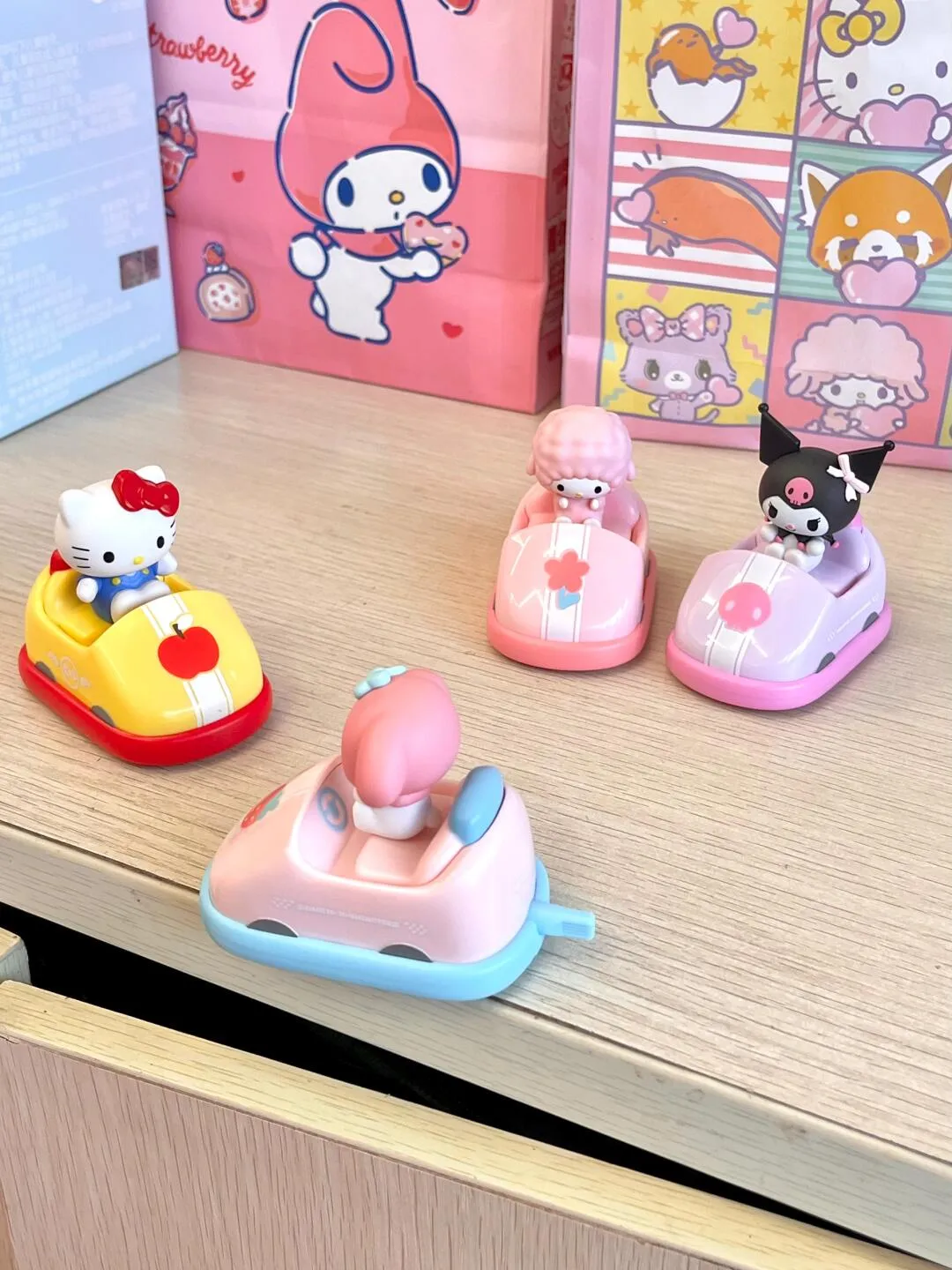 Cartoon Figure Bumper Car Blind Box