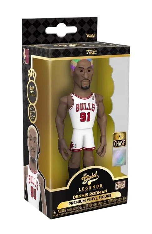 Chicago Bulls NBA Funko Gold 5 Inch Vinyl Figure | Dennis Rodman Chase
