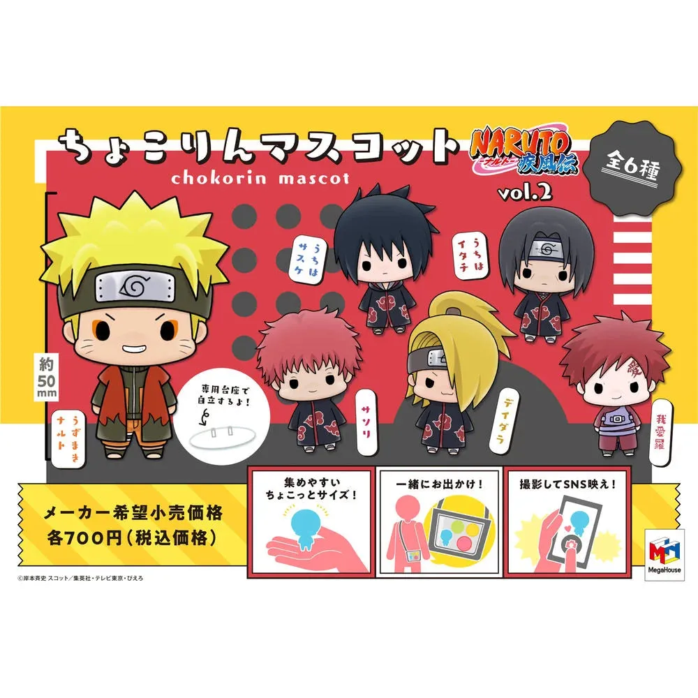 Chokorin Mascot - Naruto Shippuden vol.2 (Box of 6)