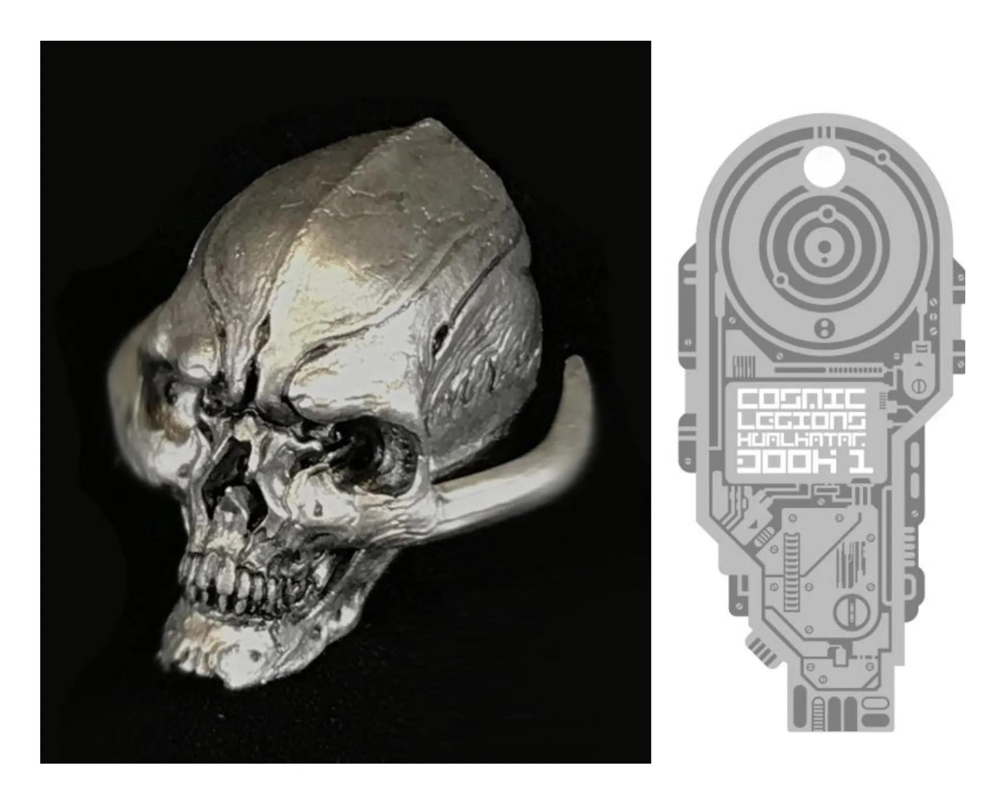 Cosmic Legions SILVER KEY /SILVER SKULL RETAILER INCENTIVE SET
