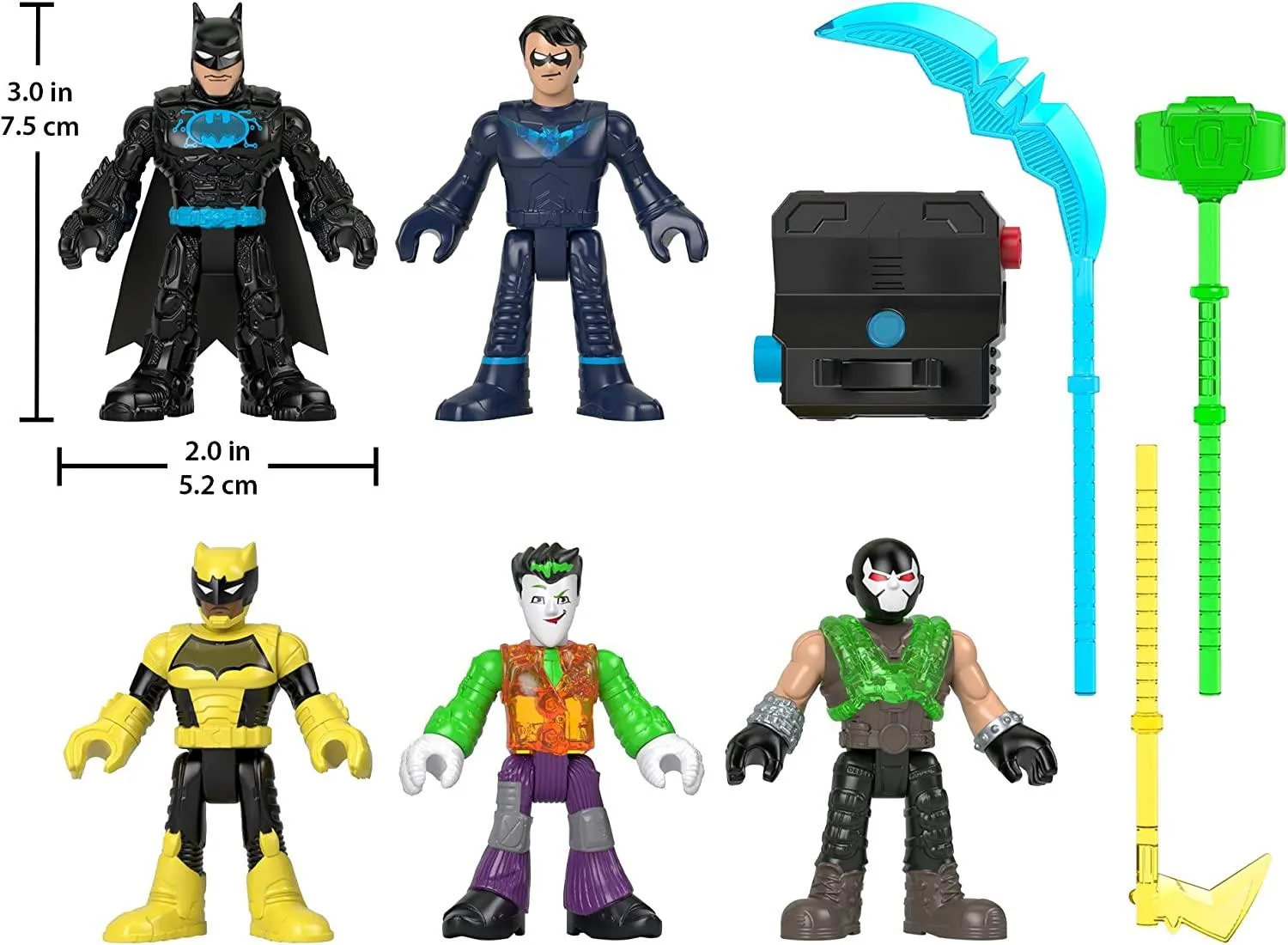 DC Playset with Supreheroes and Supervillains Batman World