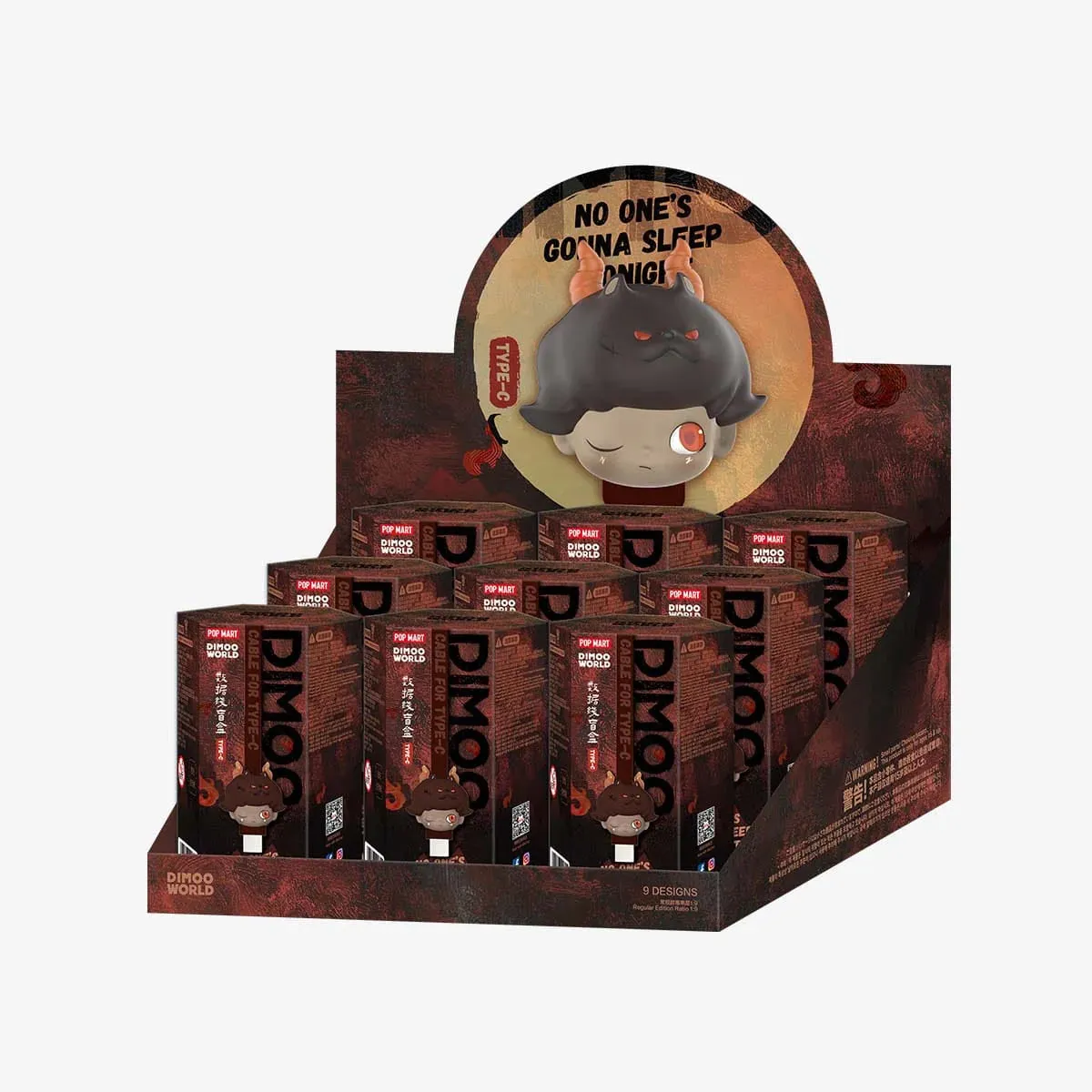 Dimoo No One's Gonna Sleep Tonight Series Cable Line Blind Box For Age 15 