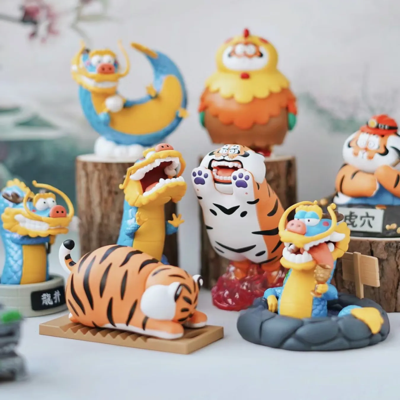 Fat Tiger Pang Hu Soaring Dragon Leaping Tiger Series Blind Box