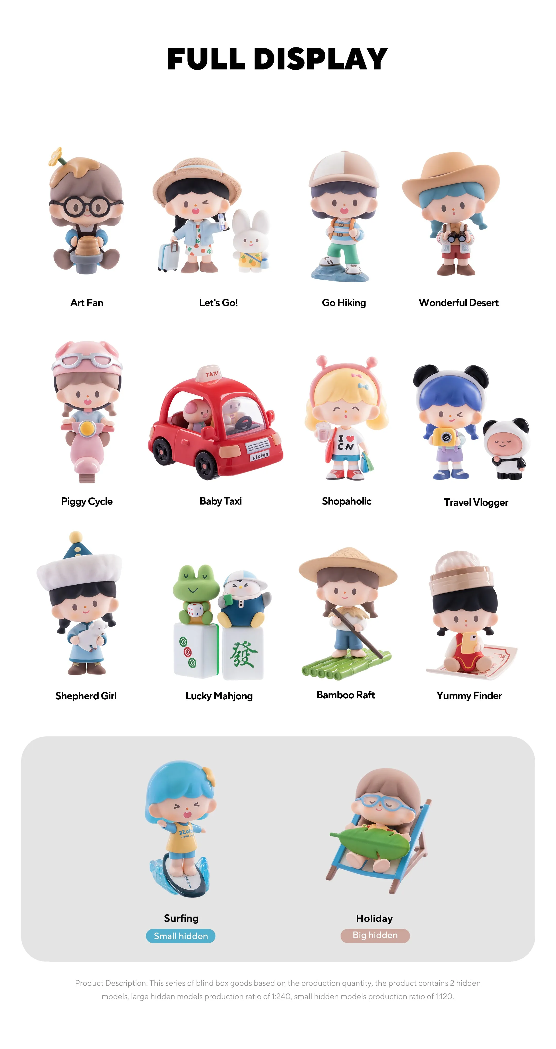 Finding Unicorn - Zzoton Travel Together Series Blind Box Finding Unicorn