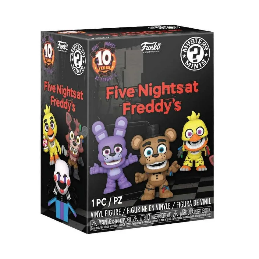Five Nights at Freddy's 10th Year Anniversary Mystery Minis: [1 Case]