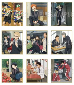 Haikyu !! Trading Mini Shikishi After School Rotation