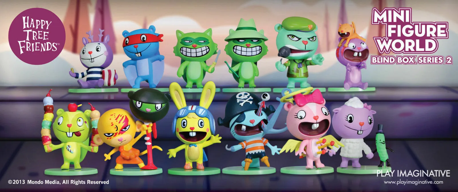 Happy Tree Friends Blind Box Series 1 & 2  by  Mondo Media x Play Imaginative