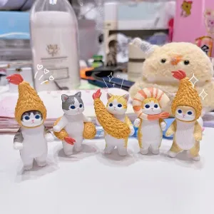 Kawaii Fried Shrimp Shark Cat Blind Box KI578