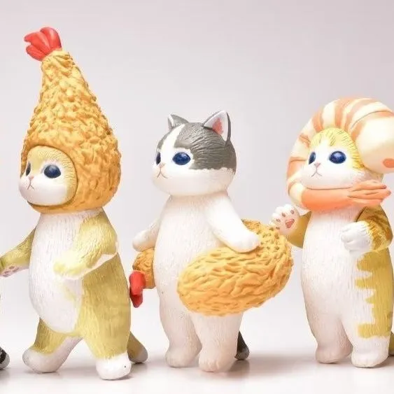 Kawaii Fried Shrimp Shark Cat Blind Box KI578