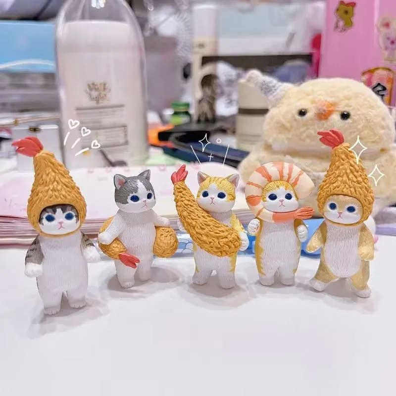 Kawaii Fried Shrimp Shark Cat Blind Box KI578