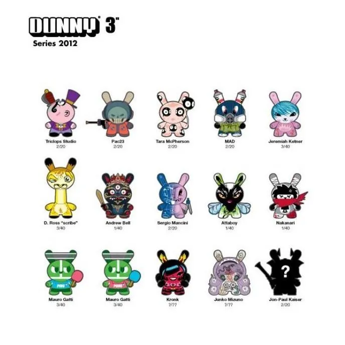 Kidrobot Dunny Series 2012 (1 Blind Box)