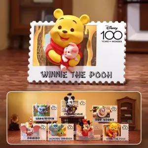【NEW】MINISO Disney 100th Anniversary Retro Stamp Series Blind Box
