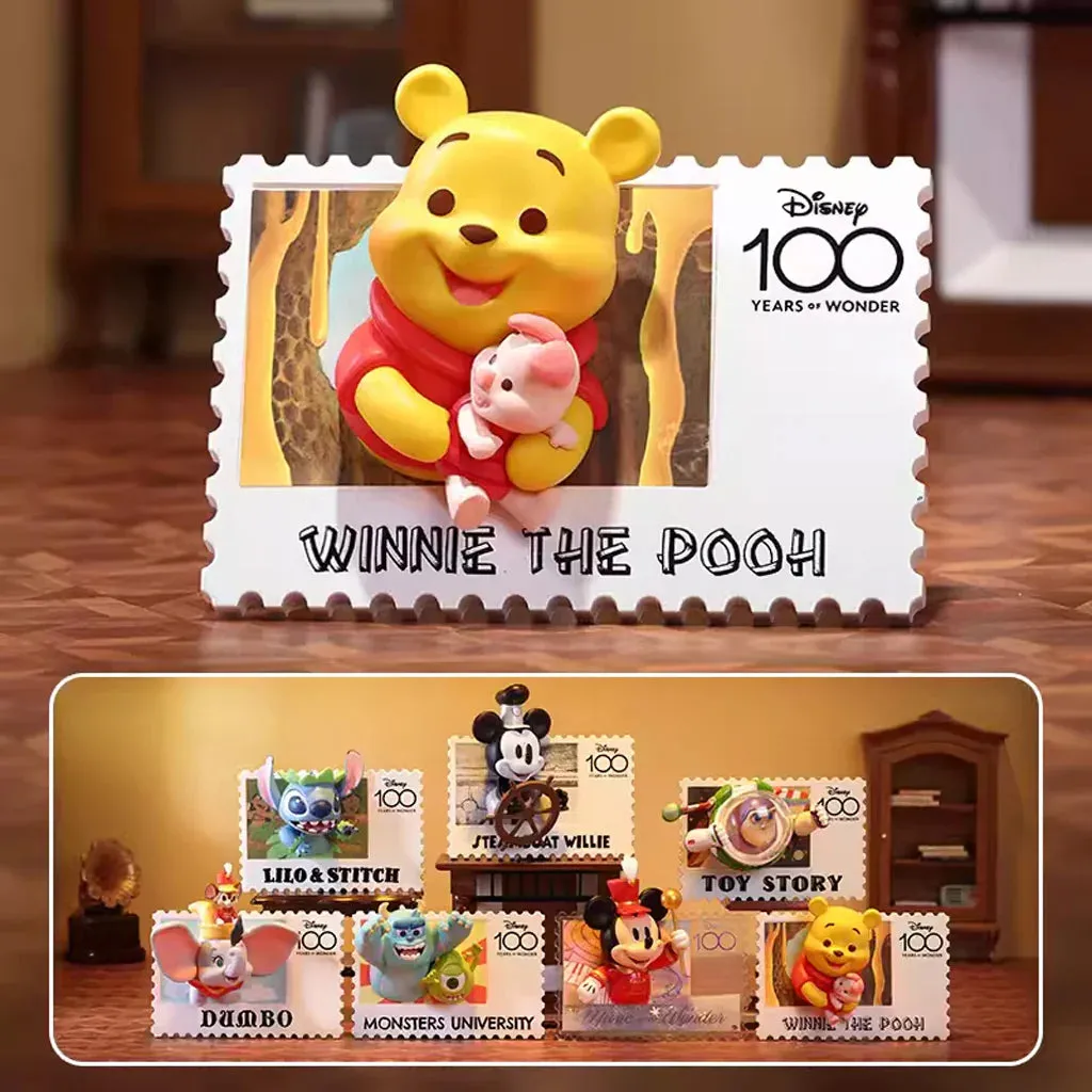 【NEW】MINISO Disney 100th Anniversary Retro Stamp Series Blind Box