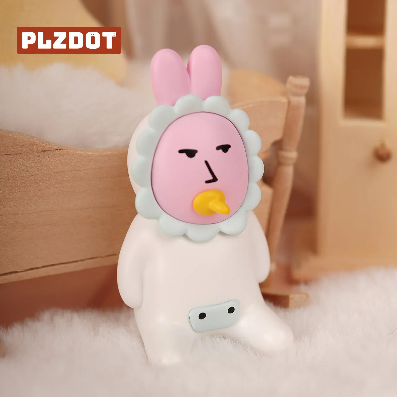 【NEW】PLZDOT My Friend Pink Rabbit Abstract Mini Series Blind Box
