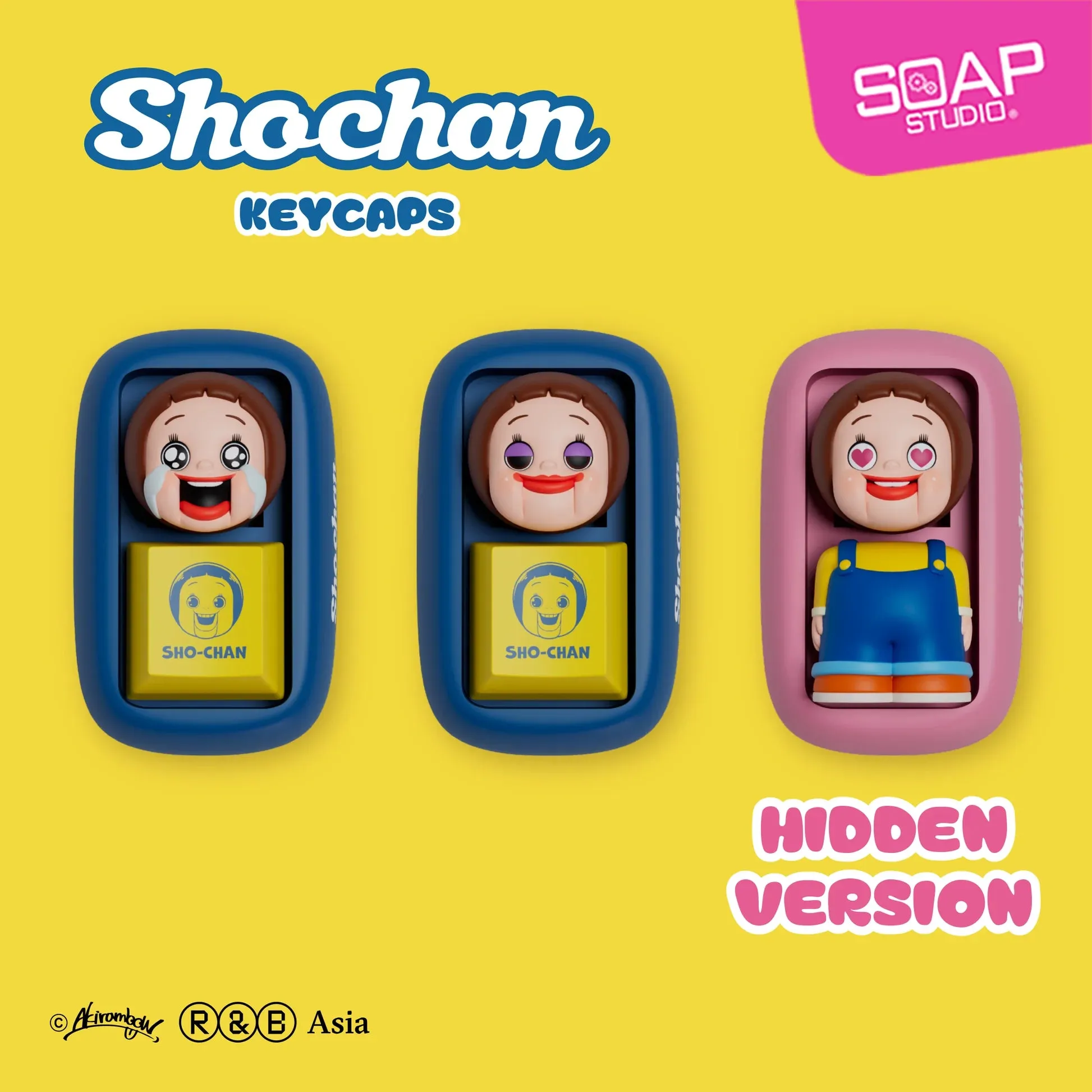 【NEW】Soap Studio Sho Chan Keycaps Series Blind Box