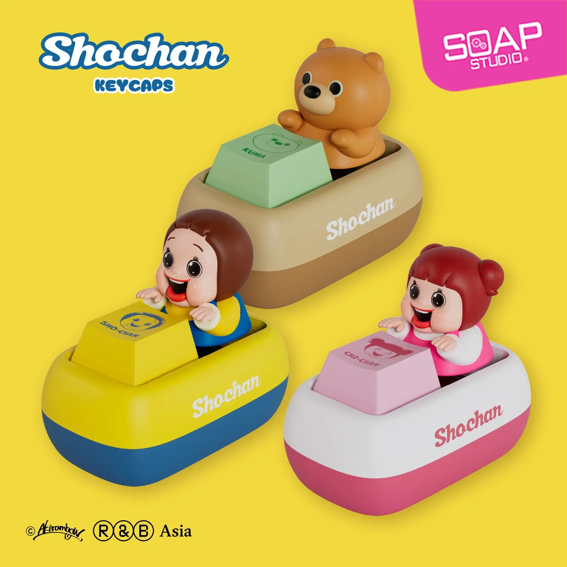 【NEW】Soap Studio Sho Chan Keycaps Series Blind Box