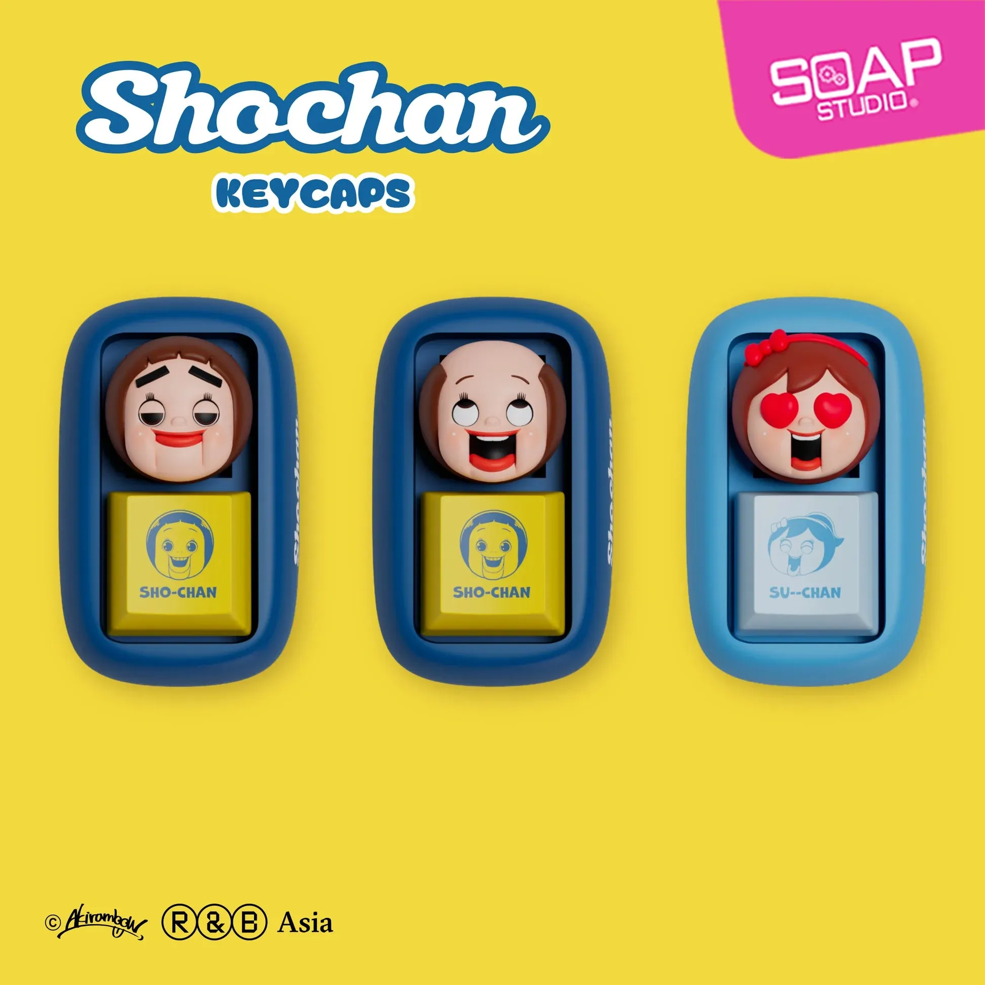 【NEW】Soap Studio Sho Chan Keycaps Series Blind Box