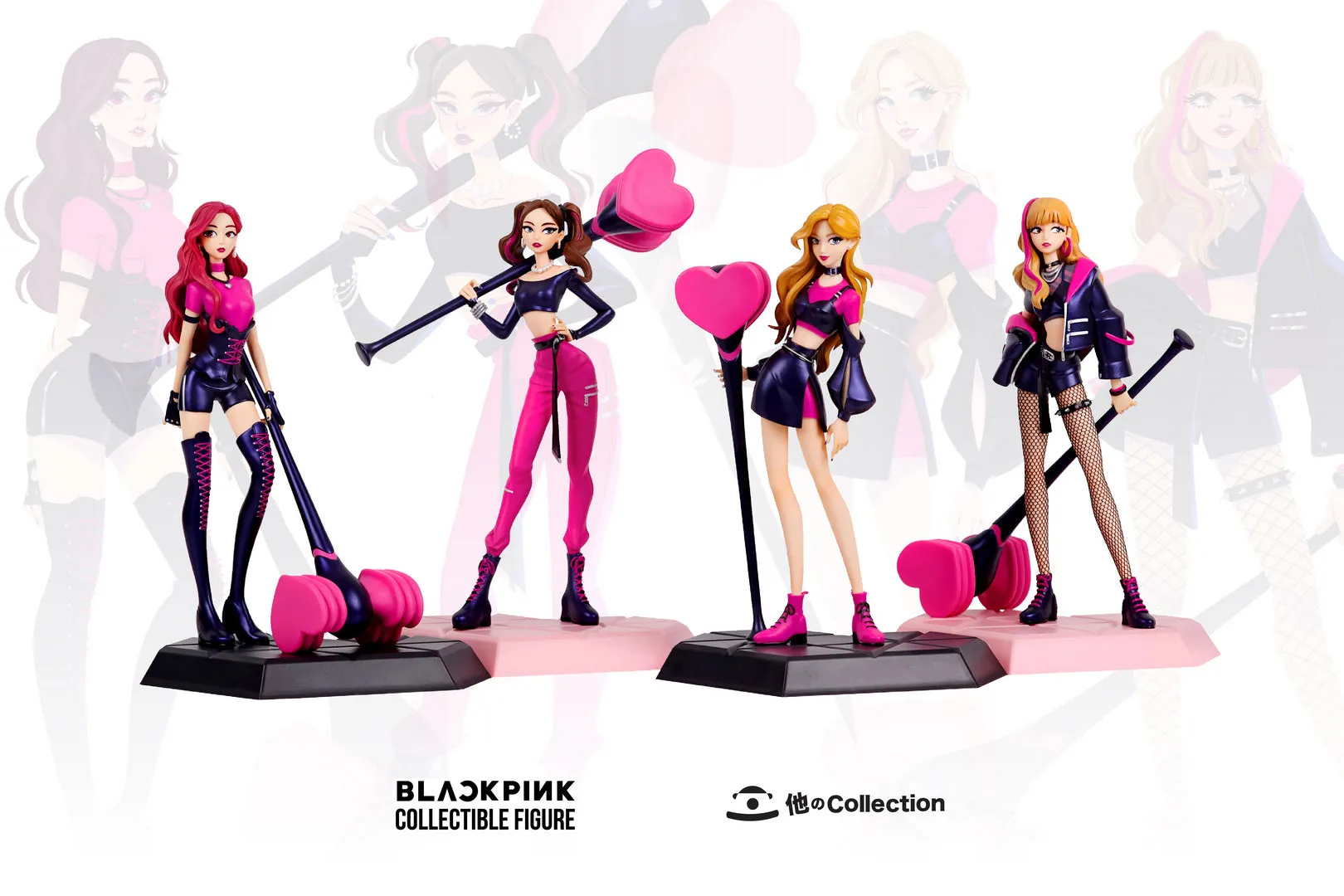OT4 Combo Set |  BLACKPINK Collectible Figure [YG Official Licence]