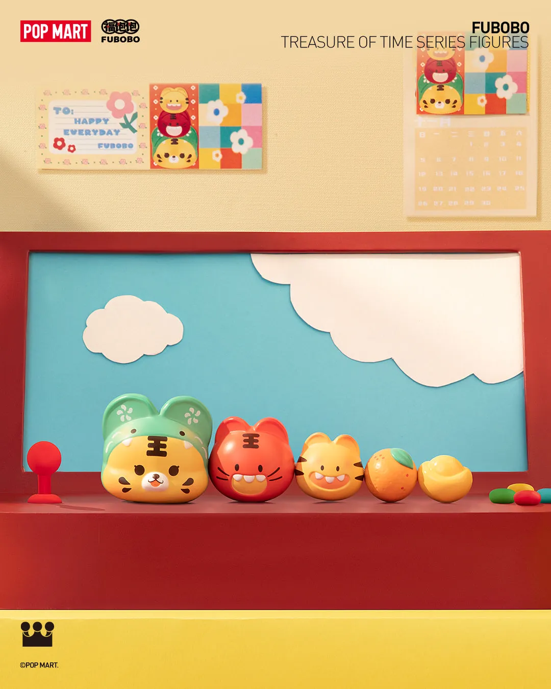 POP MART FUBOBO Treasure of Time Series Figures