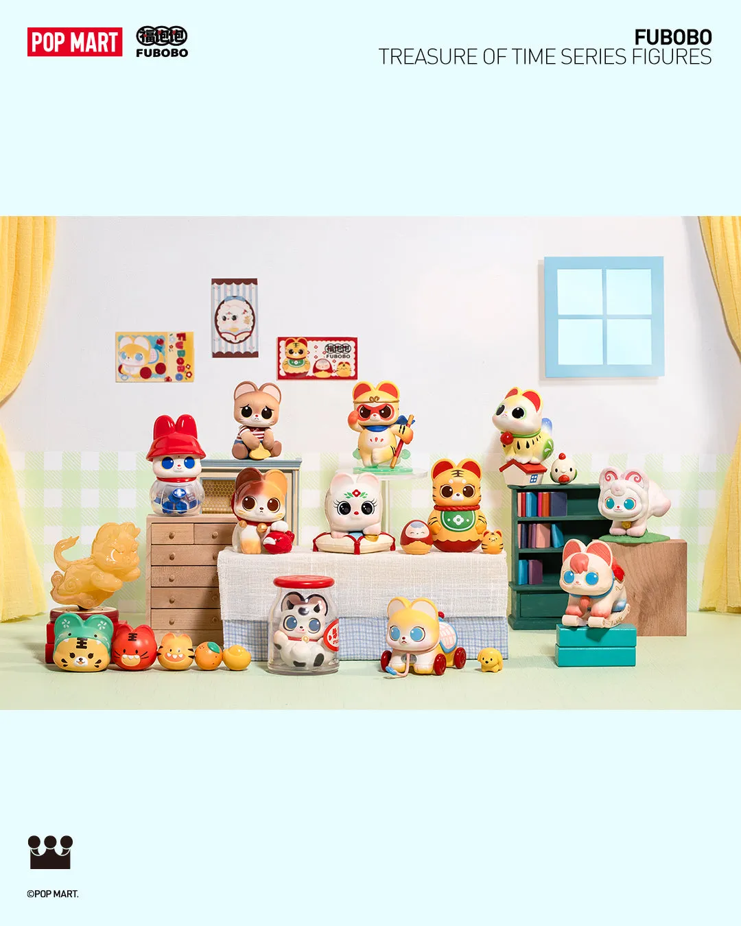 POP MART FUBOBO Treasure of Time Series Figures