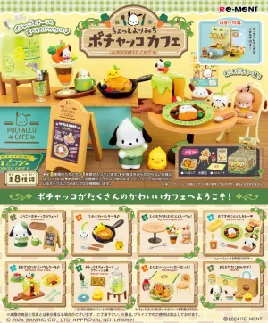 [Re-Ment] Pochacco Cafe (Box of 8)