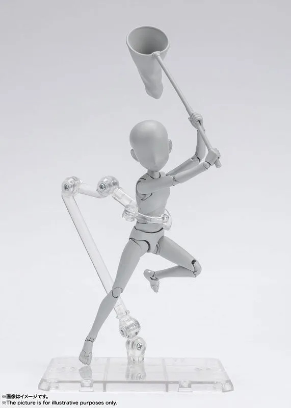 S.H.Figuarts Body Kun & Body Chan -Ken Sugimoril- Edition DX Set (Gray Color Ver.) Bundle
