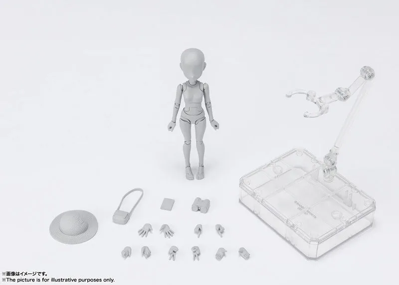 S.H.Figuarts Body Kun & Body Chan -Ken Sugimoril- Edition DX Set (Gray Color Ver.) Bundle