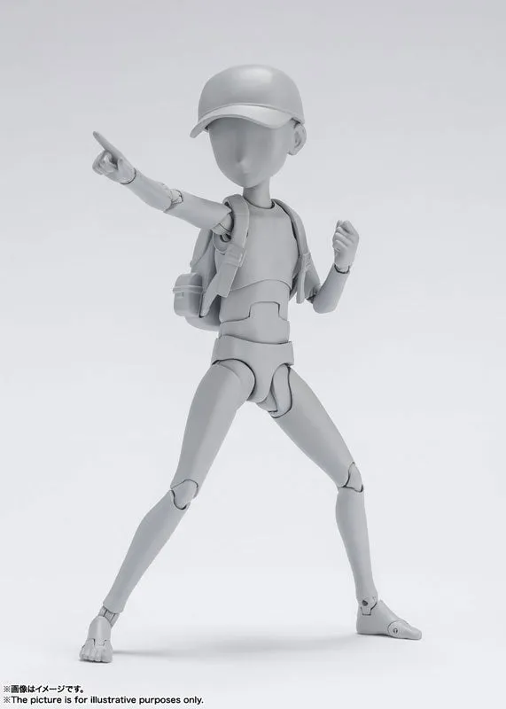 S.H.Figuarts Body Kun & Body Chan -Ken Sugimoril- Edition DX Set (Gray Color Ver.) Bundle