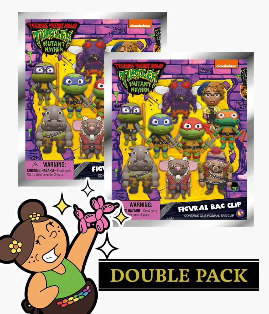Teenage Mutant Ninja Turtles - Mutant Mayhem - 3D Foam Bag Clip