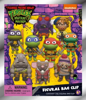 Teenage Mutant Ninja Turtles - Mutant Mayhem - 3D Foam Bag Clip