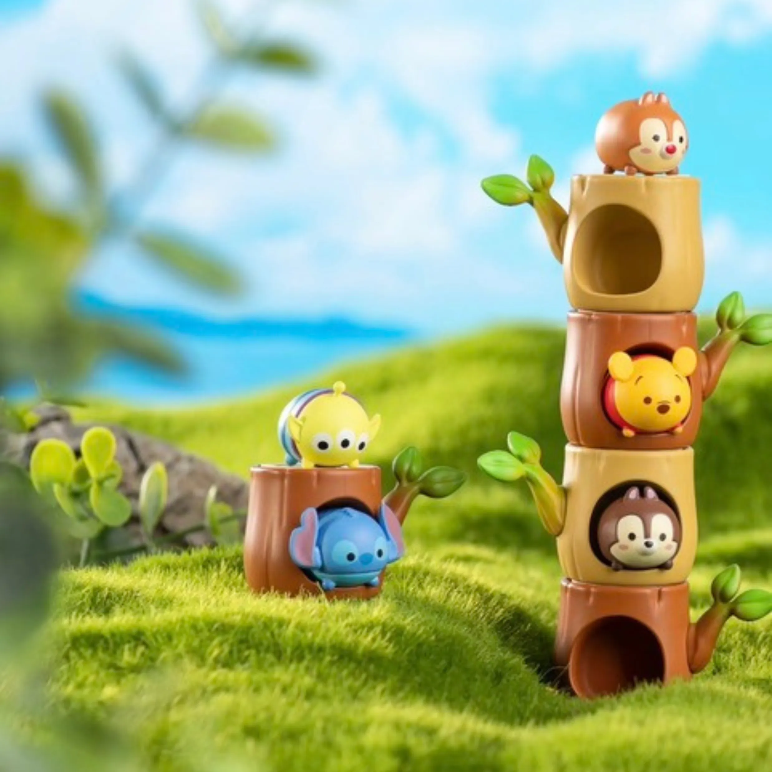 Top Toy Disney Tsum Tsum Tree Log Mini Beans Blind Bag (2 in 1   1 Log)