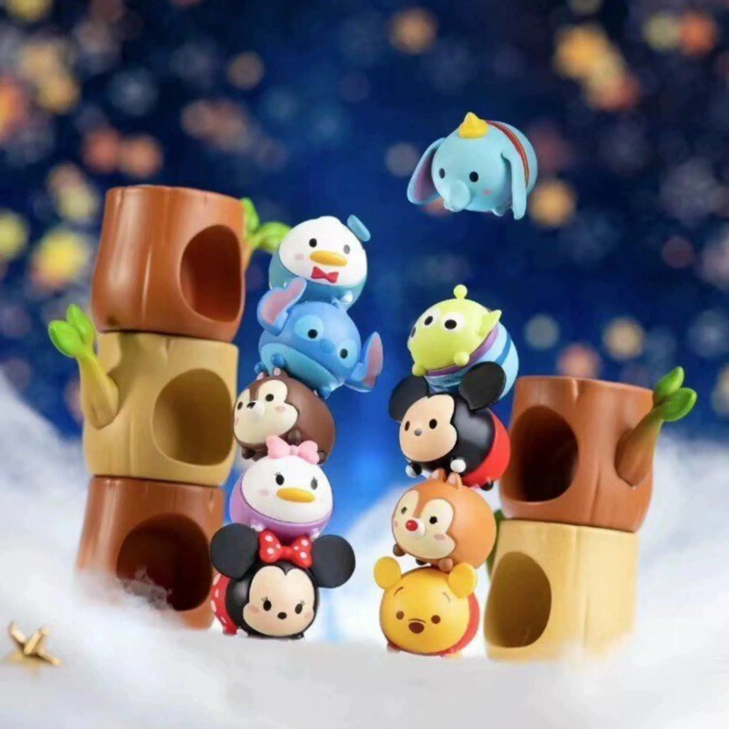 Top Toy Disney Tsum Tsum Tree Log Mini Beans Blind Bag (2 in 1   1 Log)