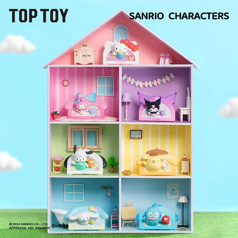TOP TOY - Sanrio Characters My Home Series Refrigerator Magnets Desktop Decor Blind Box