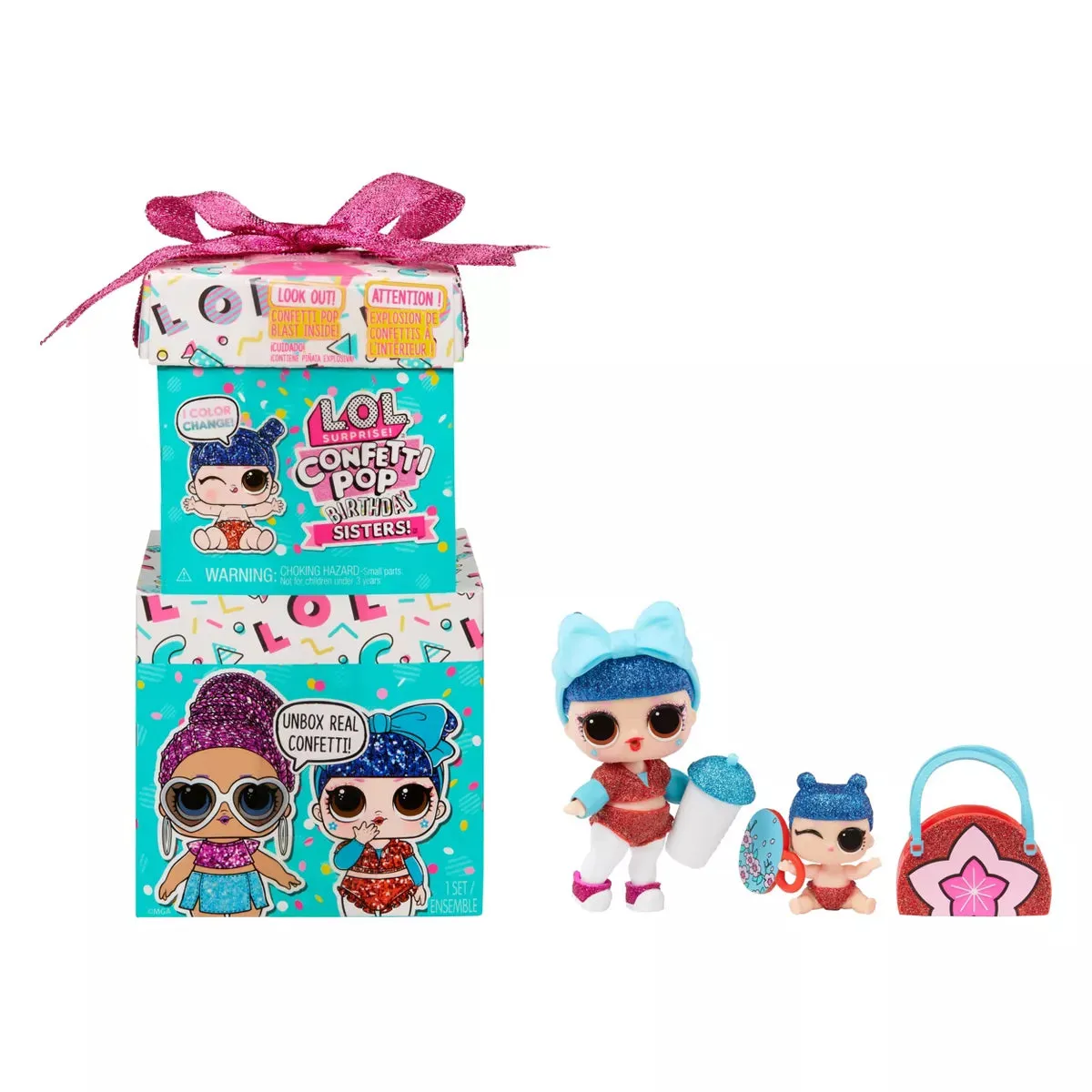 UPD Inc. LOL - Surprise Confetti Pop Birthday Sisters Single Random Blind Box
